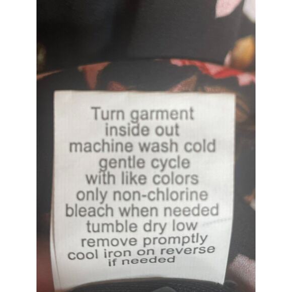 NY Collection Womens Floral Print Ruffle Tiered Chiffon Dress Sleeveless Size M - Picture 8 of 10